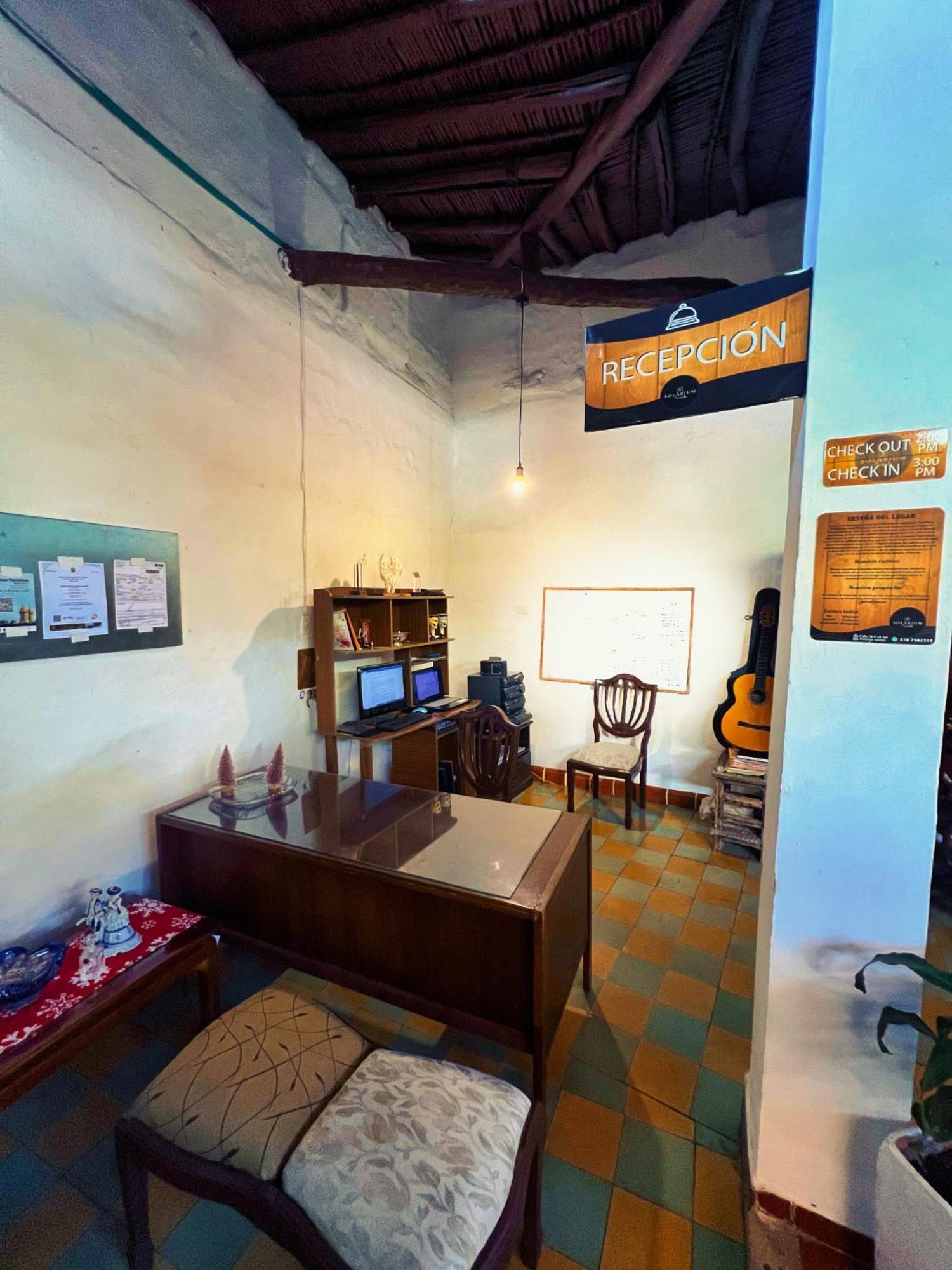 Hotel Solarium Posada Socorro Bagian luar foto